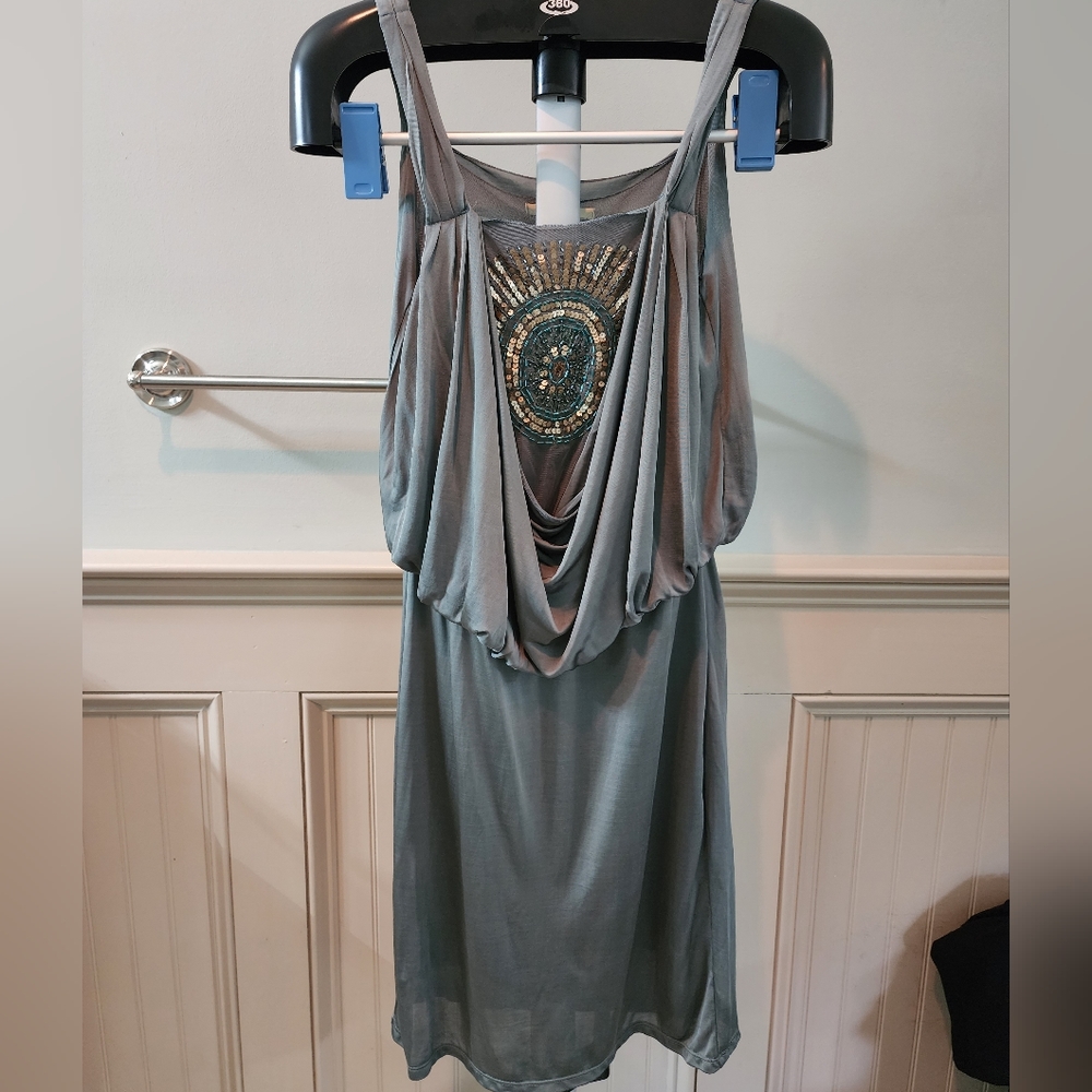 RW&CO light sage green party dress. NWOT. Never worn. Size XS. Super cute.